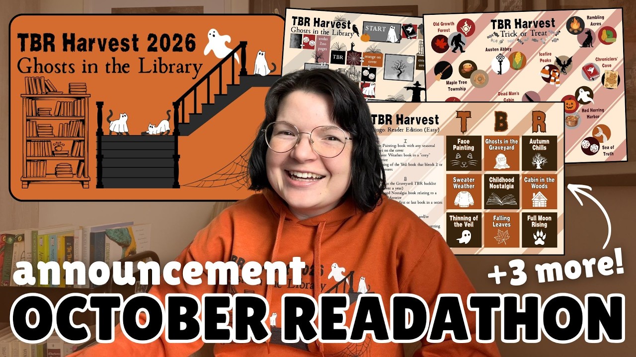 TBR Harvest 2026 👻🐈&zwj;⬛🎃 | АНОНС ОКТЯБРЬСКОГО МАРАФОНА ЧТЕНИЯ
