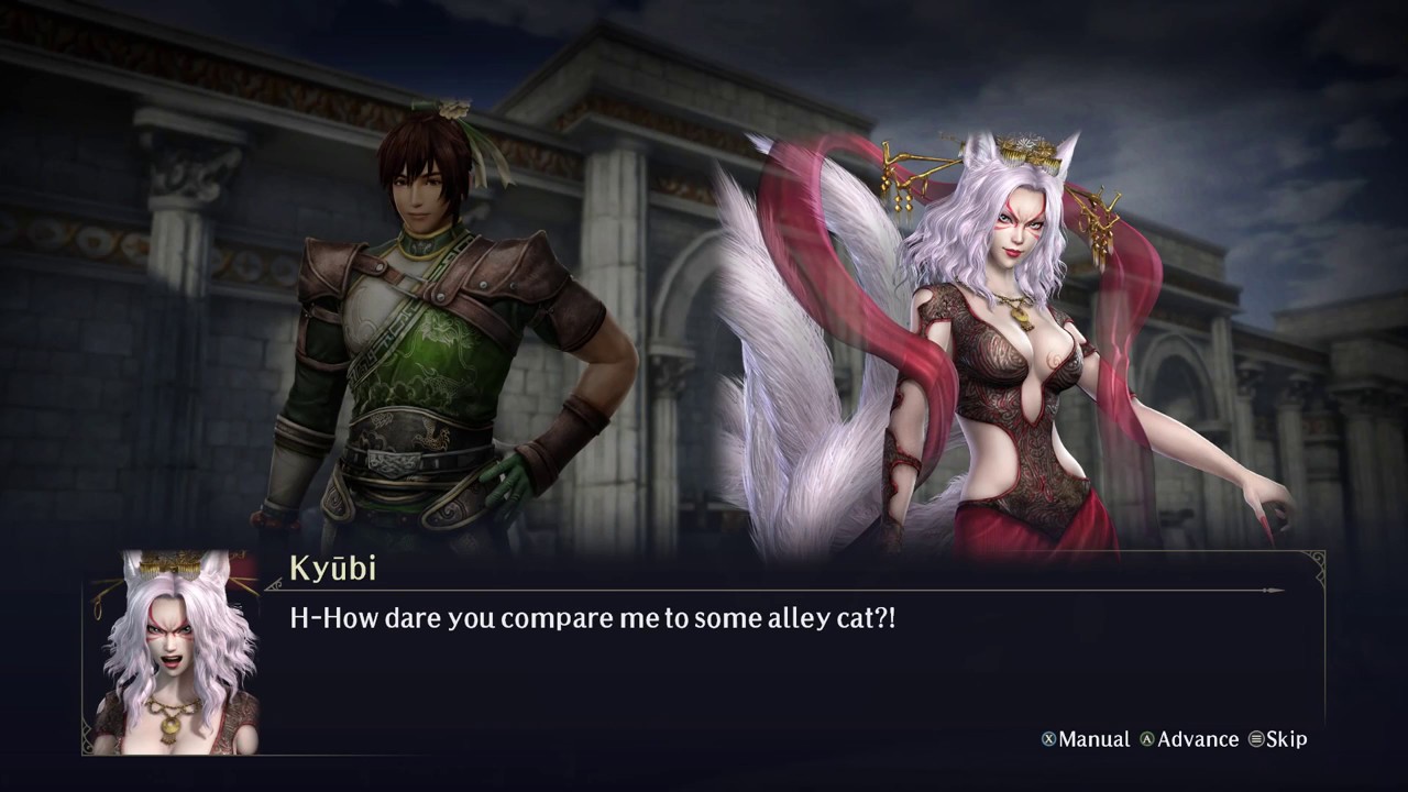 Warriors Orochi 4 - Camp Lines - Kyubi