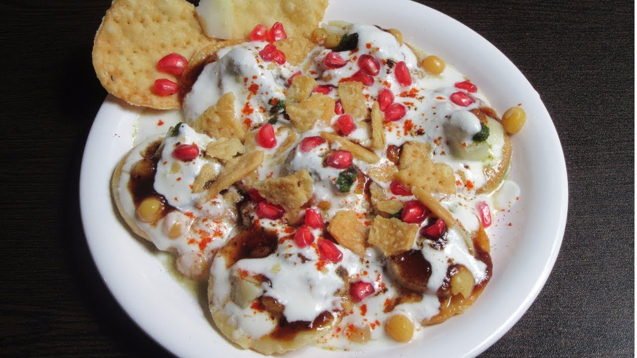 Dahi Papri Chaat Recipe - Chatpati Papdi Chaat with Homemade Papdis