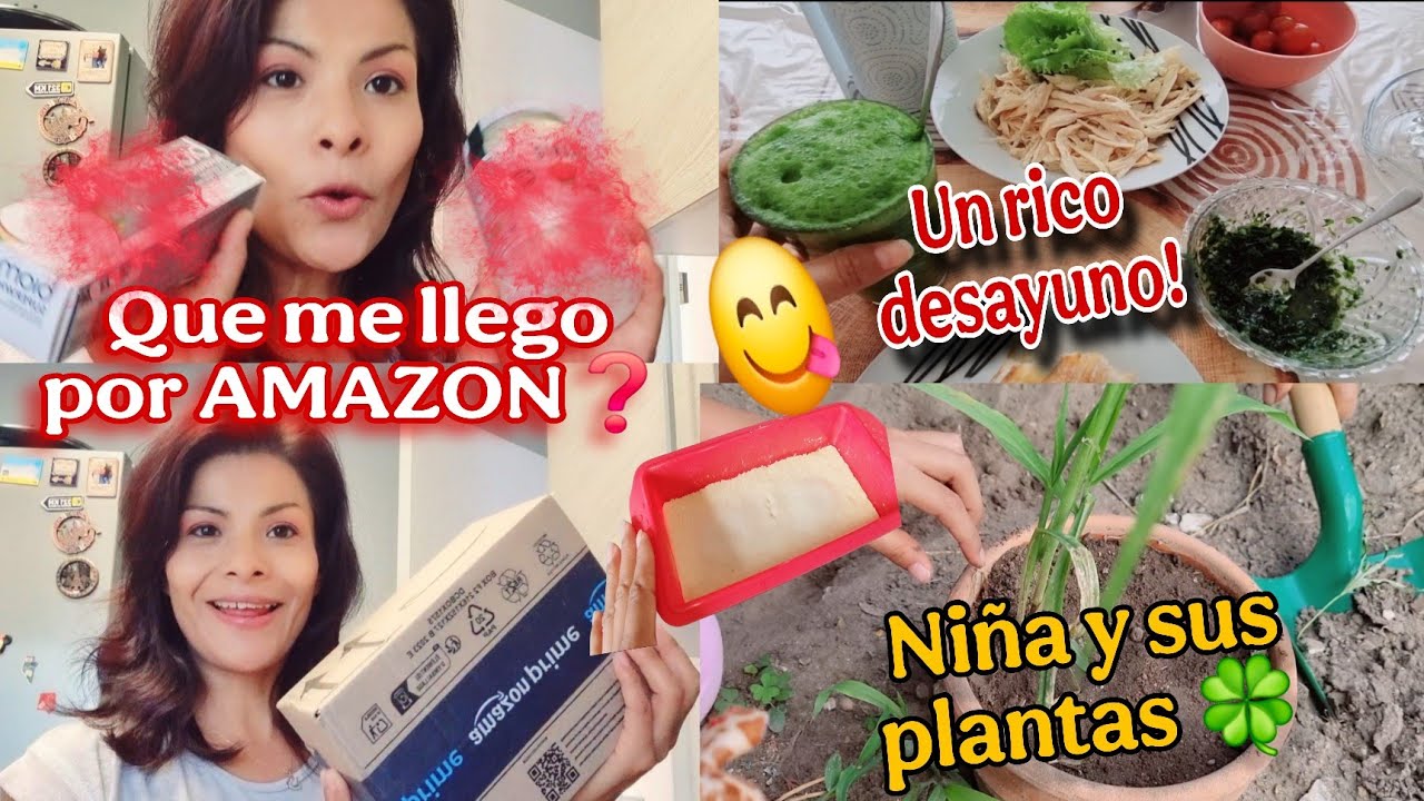 Vlogs, Que pedi por Amazon 📦 hacemos un pastel, desayuno, huerto y más...