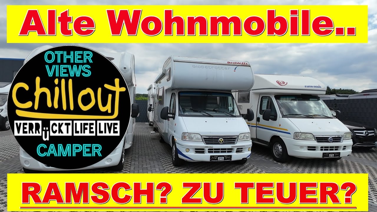 Alte Wohnmobile🤔Camping macht damit genauso viel Spaß👍Bastler oder Handwerker sollte man schon sein😊