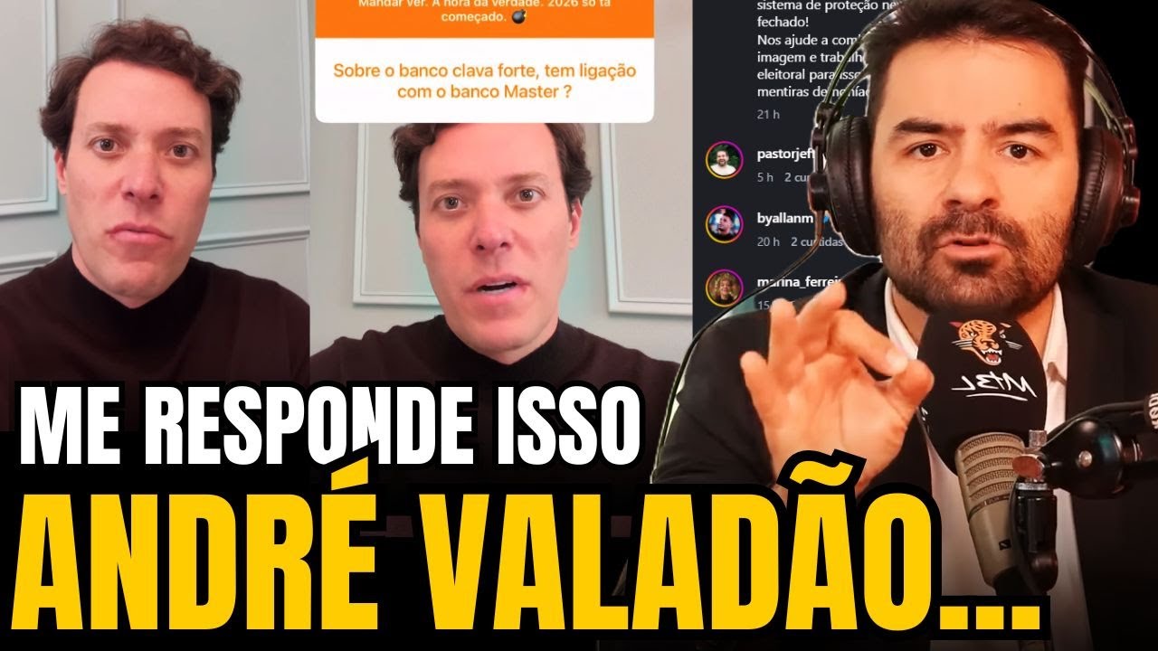 Arthur REBATE André Valadão e REAGE Novas do Banco Master | E Detalhe | Arthur do Val