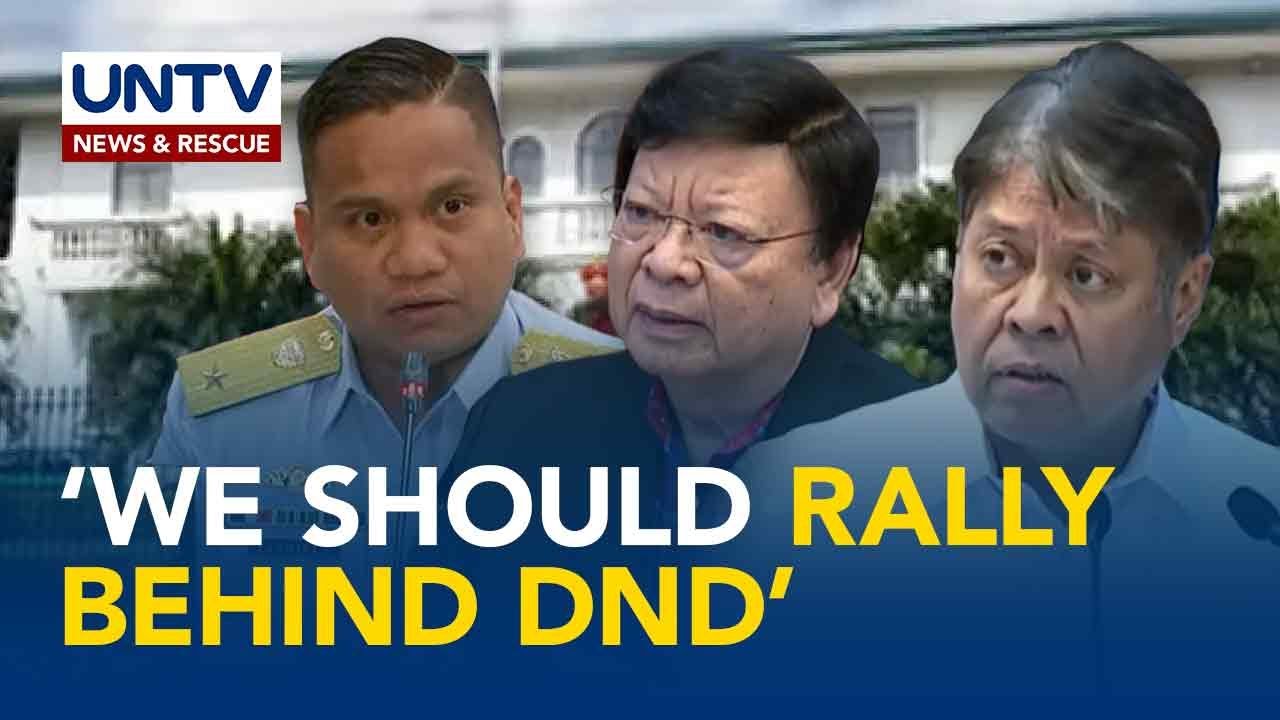Sen. Pangilinan to Sen. Marcoleta: ‘The Senate should rally behind DND’