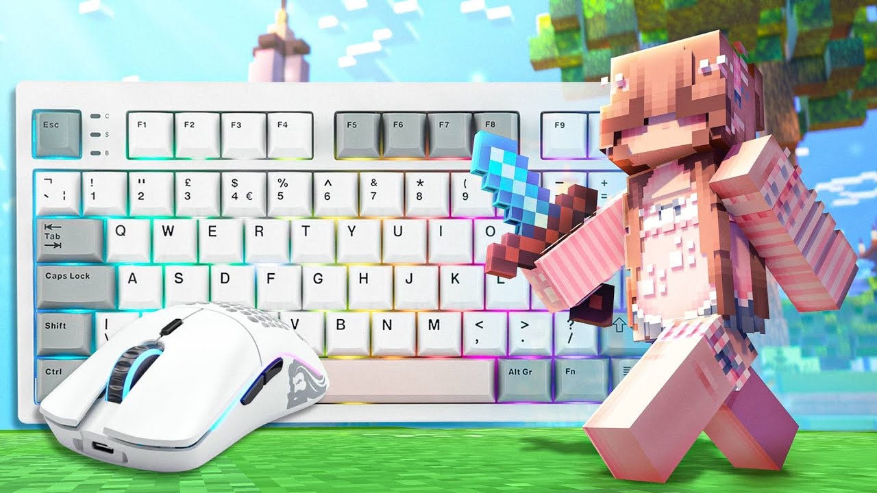 Best CREAMIEST Keyboard Unboxing + BedWars ASMR (Handcam)