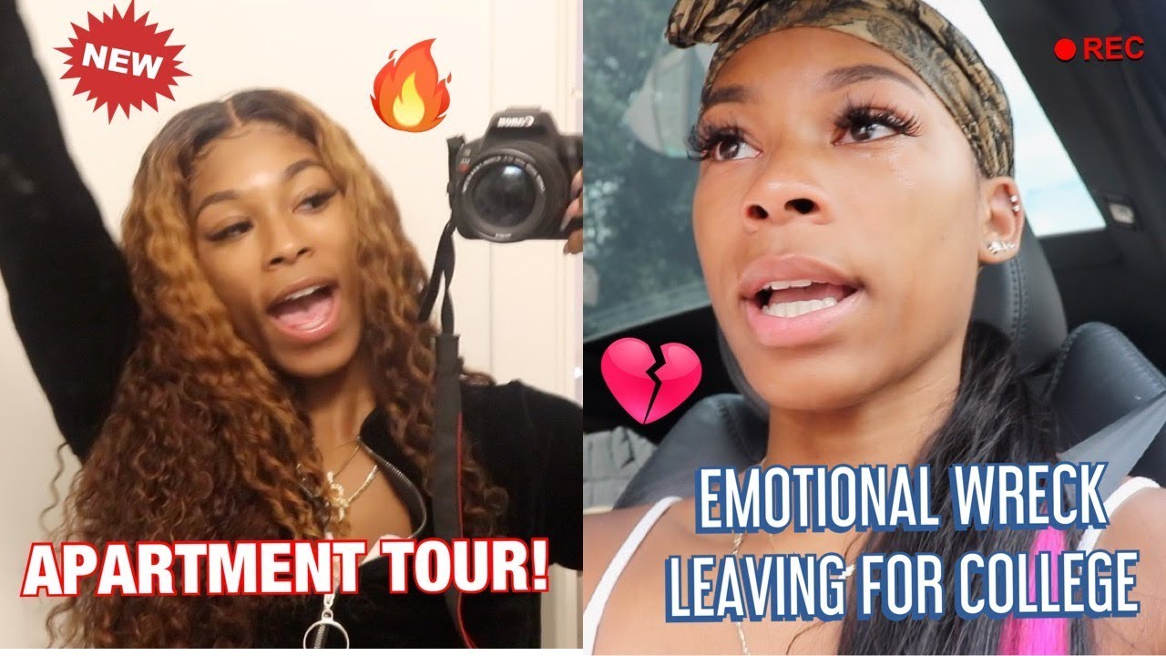 leaving for college....(emotional video) & APARTMENT TOUR!