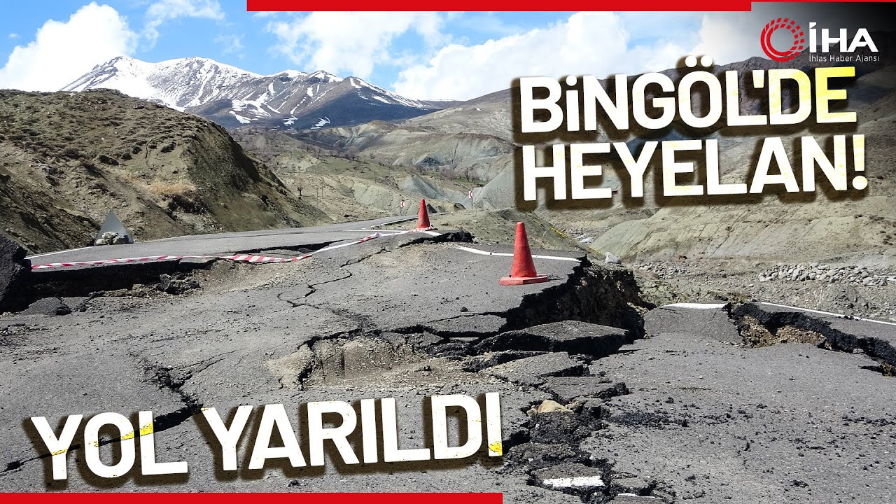 Yarıkların Oluştuğu Yol Ulaşıma Kapandı