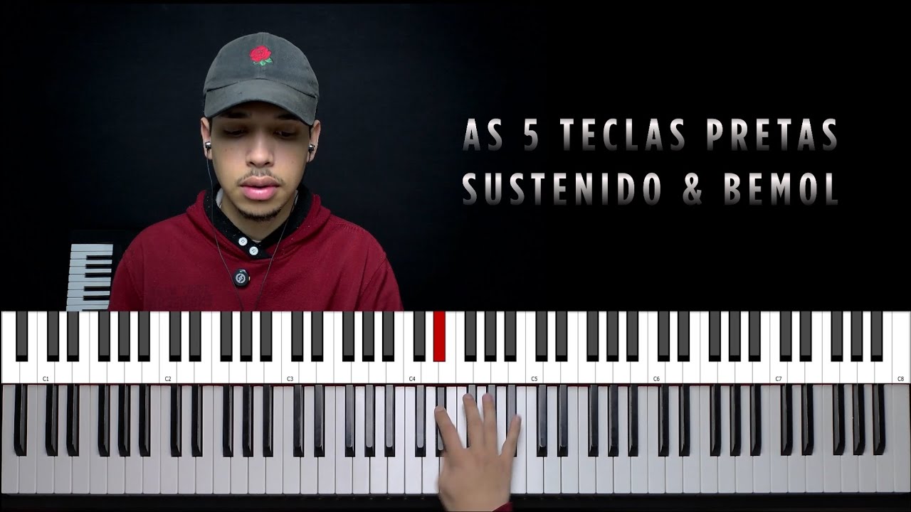 As 5 Teclas Pretas (Sustenido & Bemol) - COMO TOCAR TECLADO DO ZERO