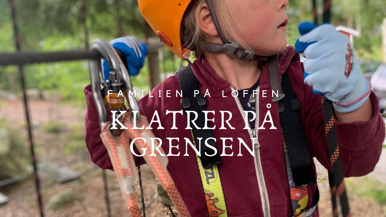 Vi klatrer på grensen. Dette er kul!