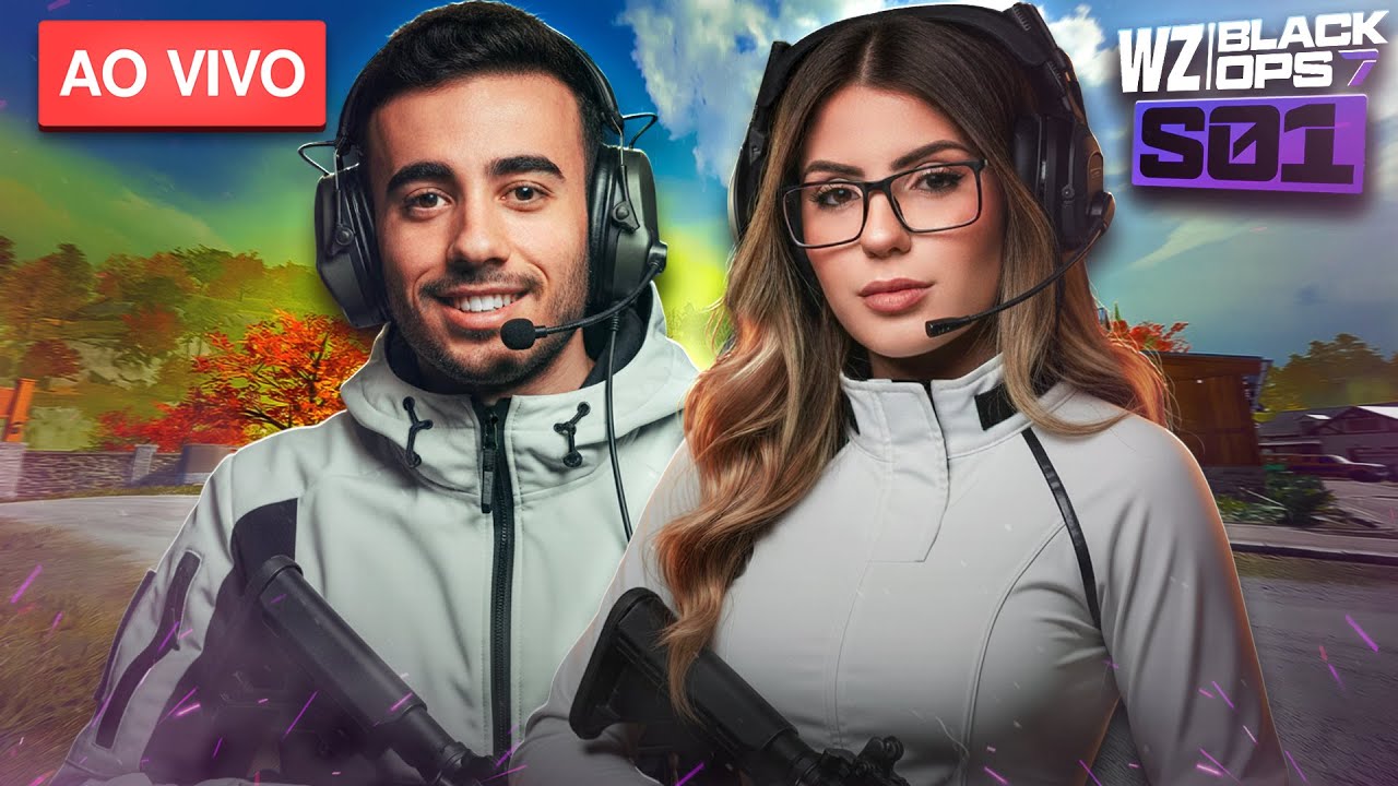 🔴 AO VIVO: JOGANDO WARZONE COM O MEU NAMORADO 🔥❤️