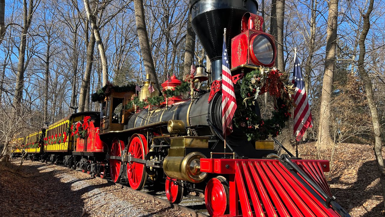 [4K] Harrisburg, Lincoln & Lancaster Railroad - Pennsylvania Christmas Train