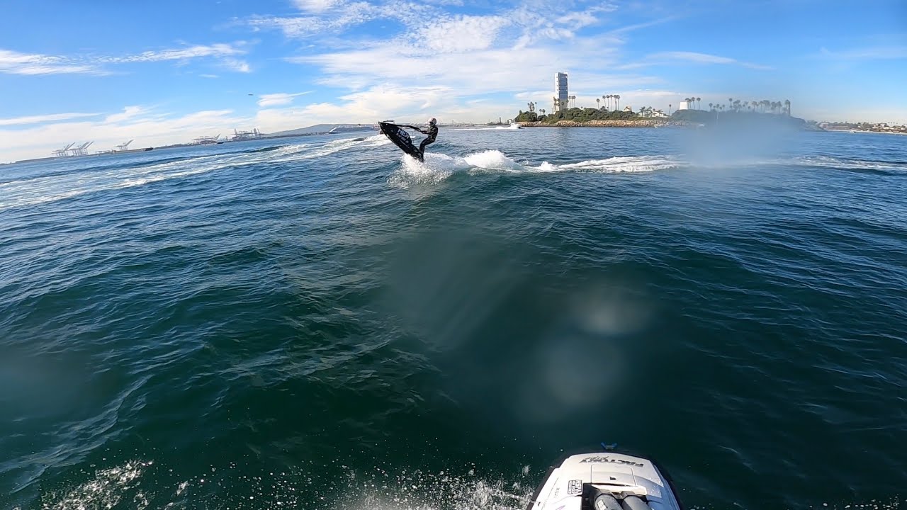 Yamaha Superjets Cruising around Long Beach CA 1/19/26
