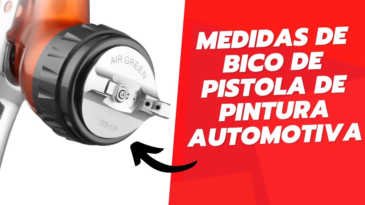 TIPOS DE BICOS PARA PISTOLA DE PINTURA AUTOMOTIVA | Oficina de Primeira