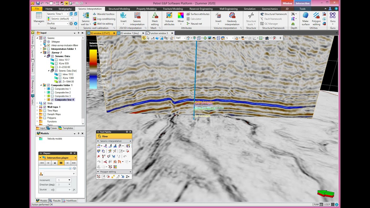 10  Petrel -- Seismic Attribute   Variance