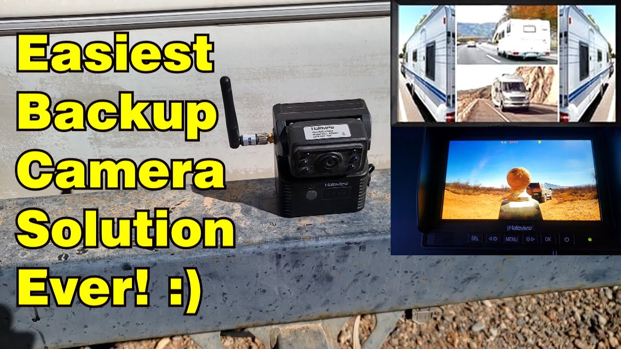 Review: Haloview Handy 7 completely wireless battery powered hitch and backup camera system!