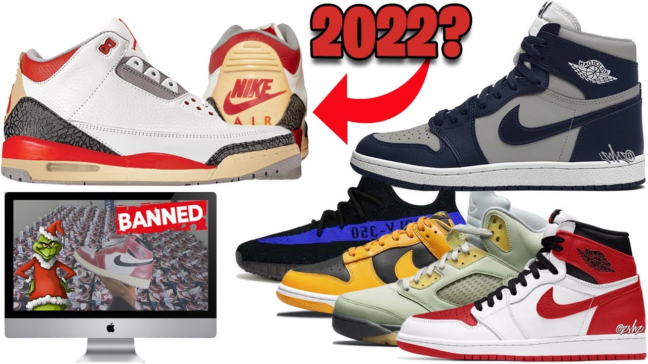 AIR JORDAN 3 FIRE RED 2022, AJ 1 HIGH GEORGETOWN + HERITAGE, SNEAKER BOTS GETTING BANNED? AND MORE