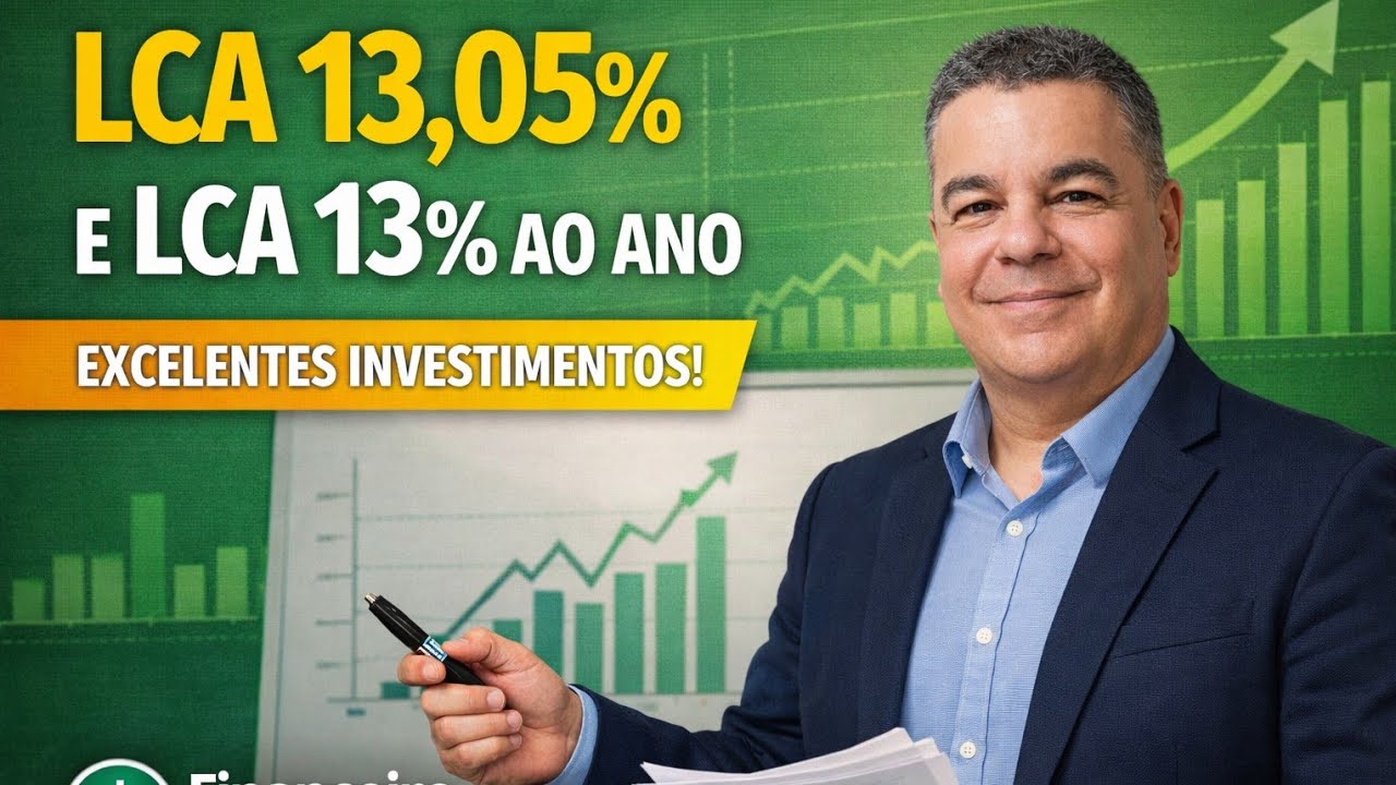 DUAS NOVAS OPORTUNIDADES DE INVESTIMENTOS NA RENDA FIXA EM LCA'S PAGANDO ATÉ 13,05% AO ANO COM FGC!