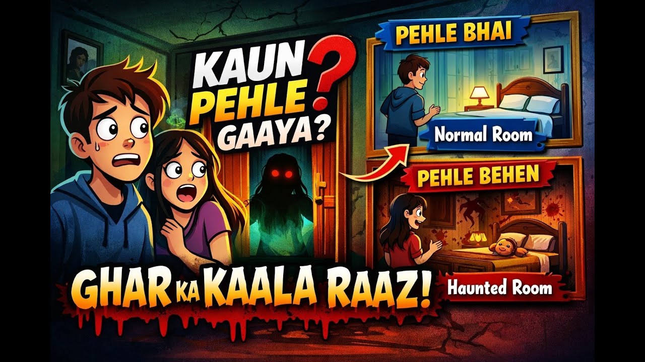 KAUN PEHLE GAYA? | Ghar Ka Kaala Raaz | Horror Mystery Story in Hindi