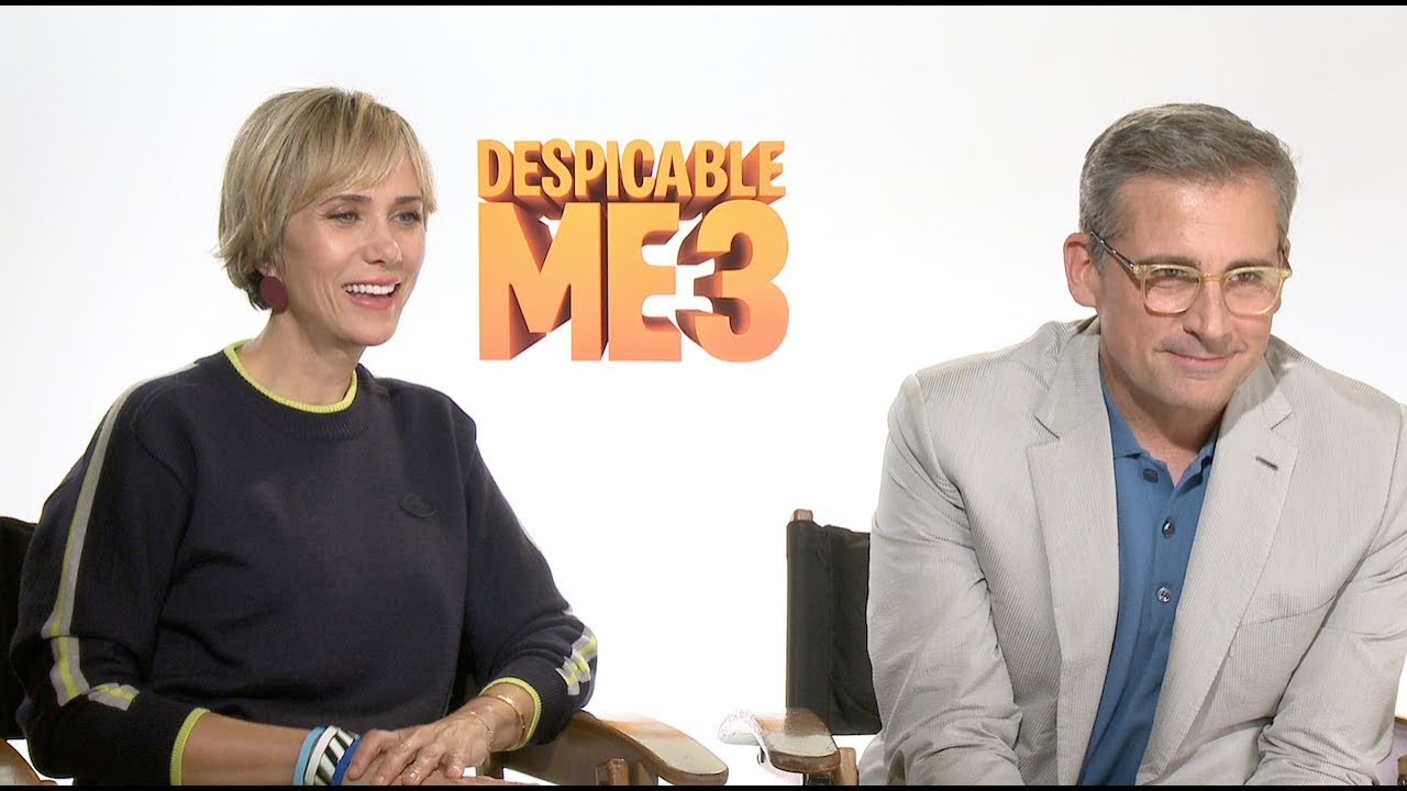 Steve Carell and Kristen Wiig interviewed by 8-year-old for DESPICABLE ME 3