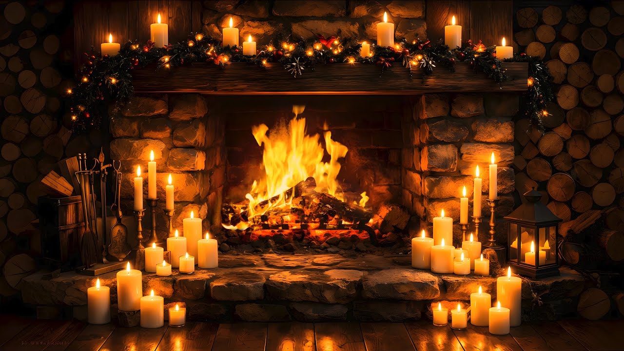 🔥Cozy Fireplace 12 Hrs 🔥 Crackling Fire Ambience with Burning Logs [No Music]