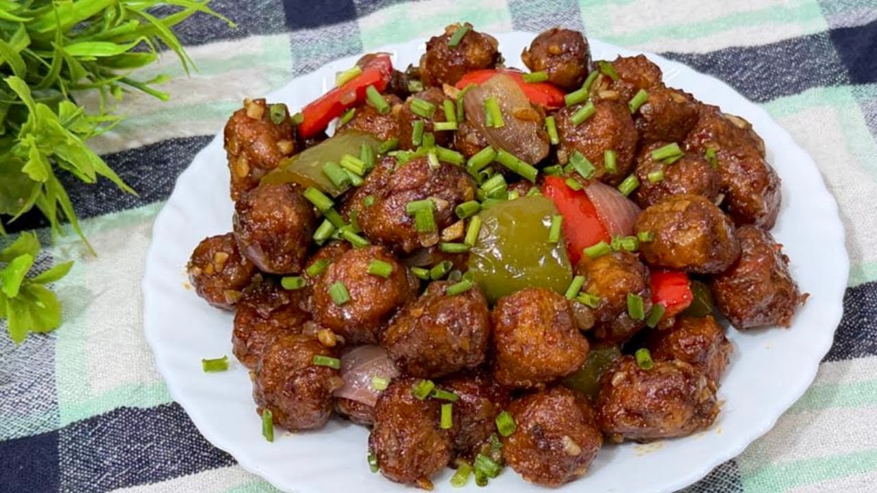 ਬੱਚਿਆਂ ਲਈ ਬਣਾਓ ਚਟਪਟਾ ਸੋਇਆ ਮੰਨਚੂਰੀਅਨ | Restaurant Style Soya Manchurian |  | सोया मंचूरियन