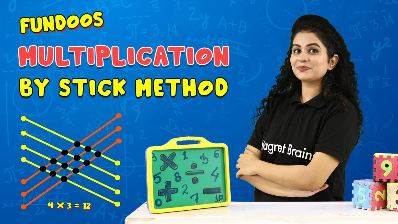 Multiplication by Stick and Line Method - Multiplication Short Trick |  Fundoos Activity