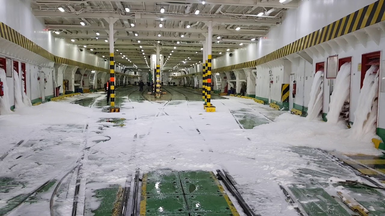 Verifica Antincendio navale impianto schiuma