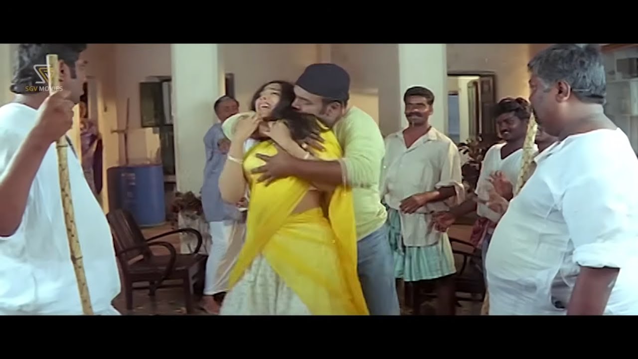 ಇವಳನ್ನ ಹಂಚಿಕೊಂಡು ಮಜಾ ಮಾಡ್ರೋ | Krishnarjuna Kannada Movie Super Scene Compilation