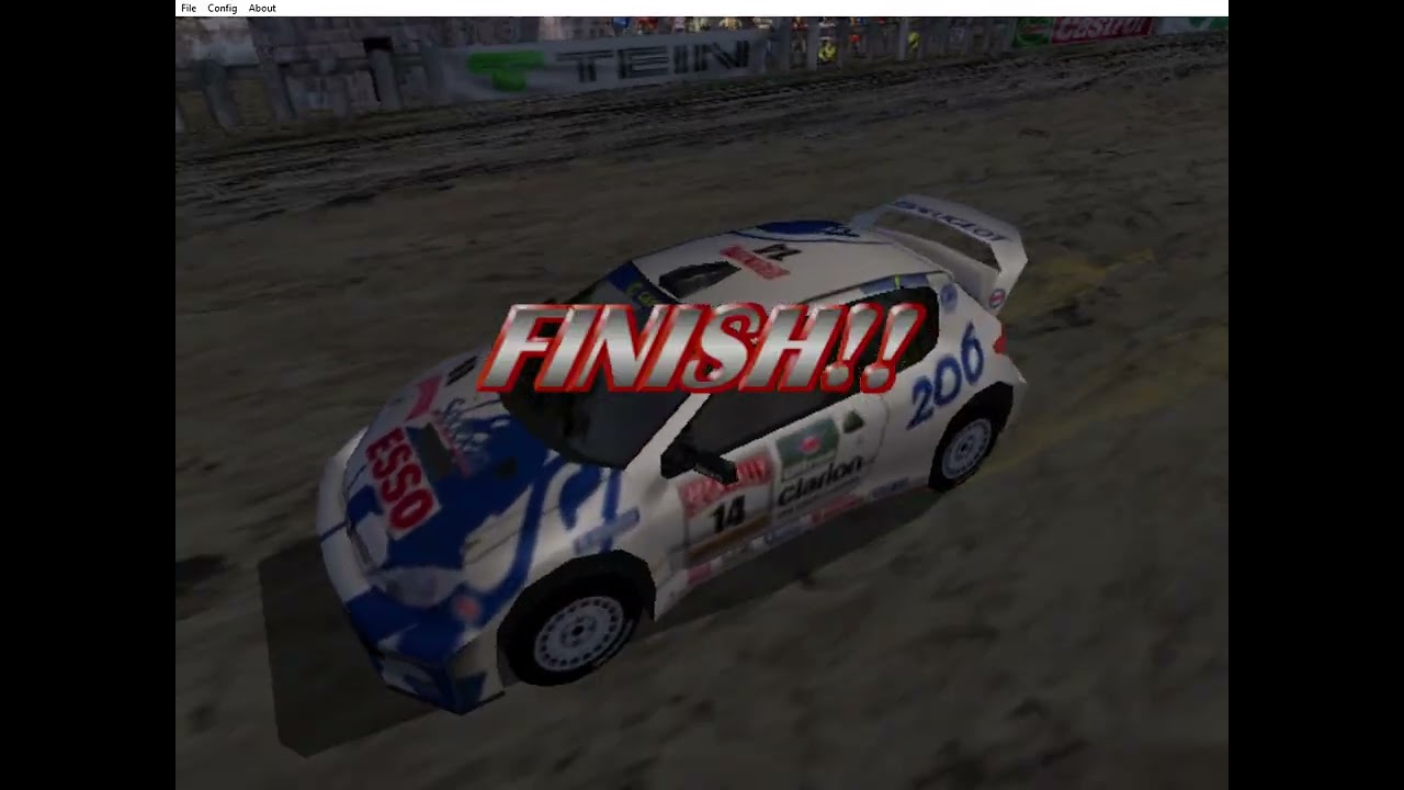 SEGA RALLY 2 Peugeot 206 WRC 10 Years Championship Year 10 Dreamcast Gameplay 2
