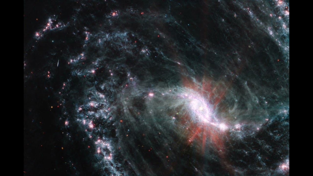 [SPACE] Space Vibes: Barred Spiral Galaxy NGC 1365 from Webb