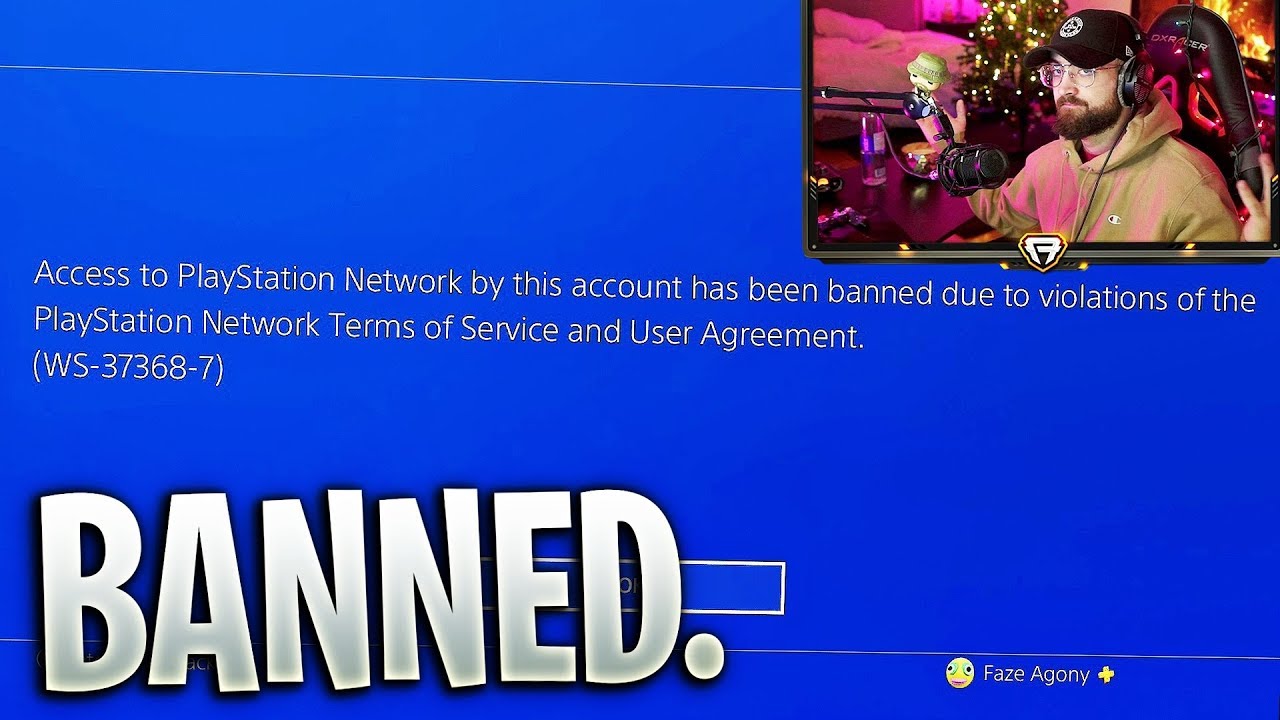 My account is banned...