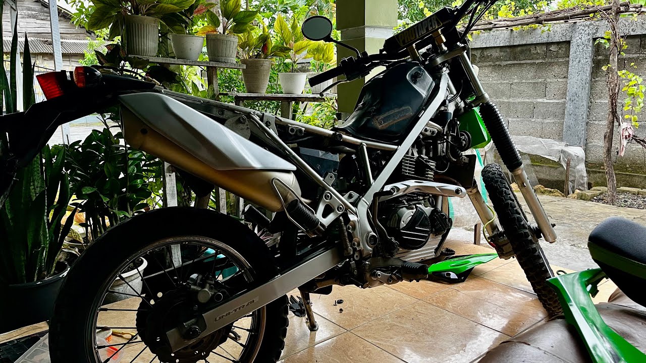 Letak aki atau Accu & Alur Kabel Body Kawasaki KLX 150