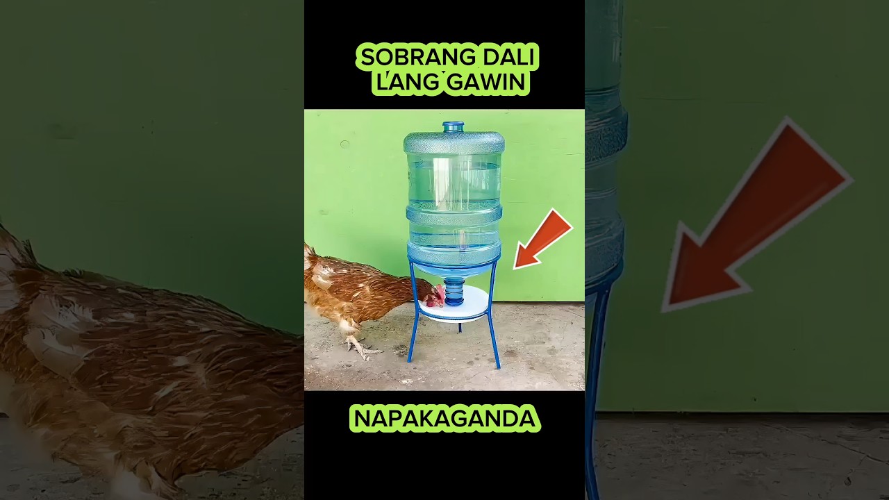 DIY AUTOMATIC CHICKEN WATERER