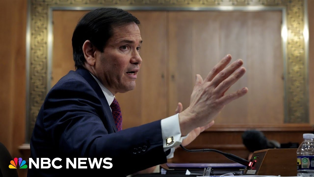 Rubio testifies about Trump administration's Venezuela policy