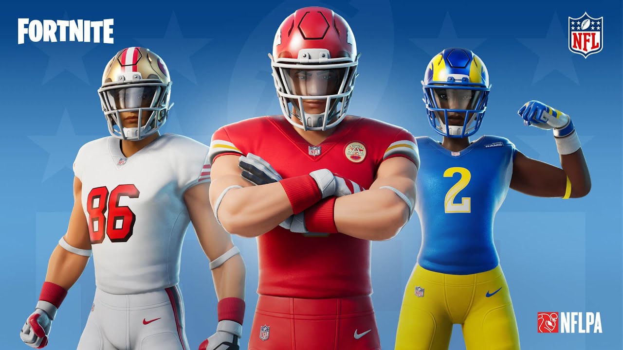 NFL Skins Gameplay – Custom Jersey Numbers (High Kill Fortnite Battle Royale)