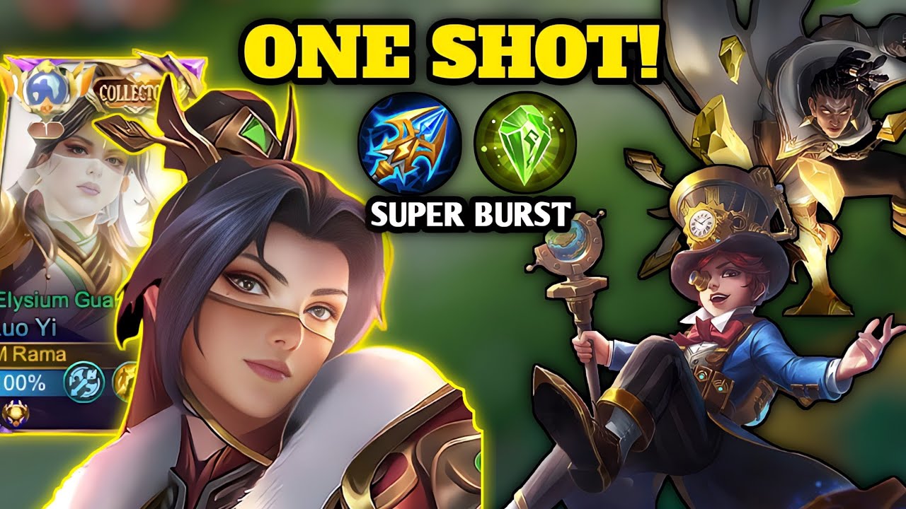 BUILD LUO YI PERFECT ONE SHOT & DOUBLE PASSIVE - MOBILE LEGENDS