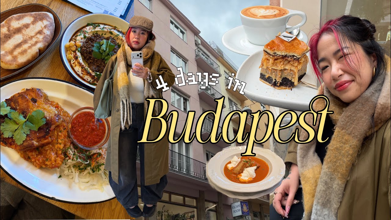 Budapest Diaries 💌 traveling alone, what I eat in a new country, Hungarian food, & working remotely