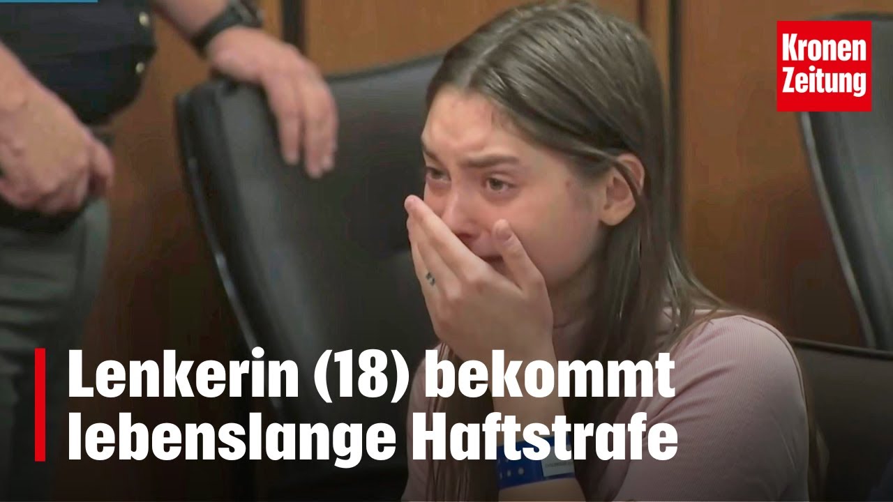 Wegen Mordes: Lenkerin (18) bekommt lebensl&auml;ngliche Haft | krone.tv NEWS
