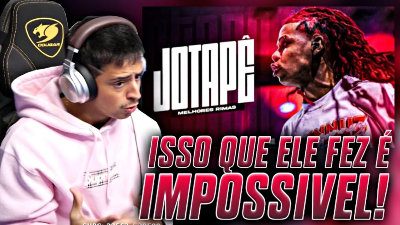 LOUD Coringa reagindo a JOTAP&Ecirc;, os DREADS de FOGO!🔥 Ele Amassou