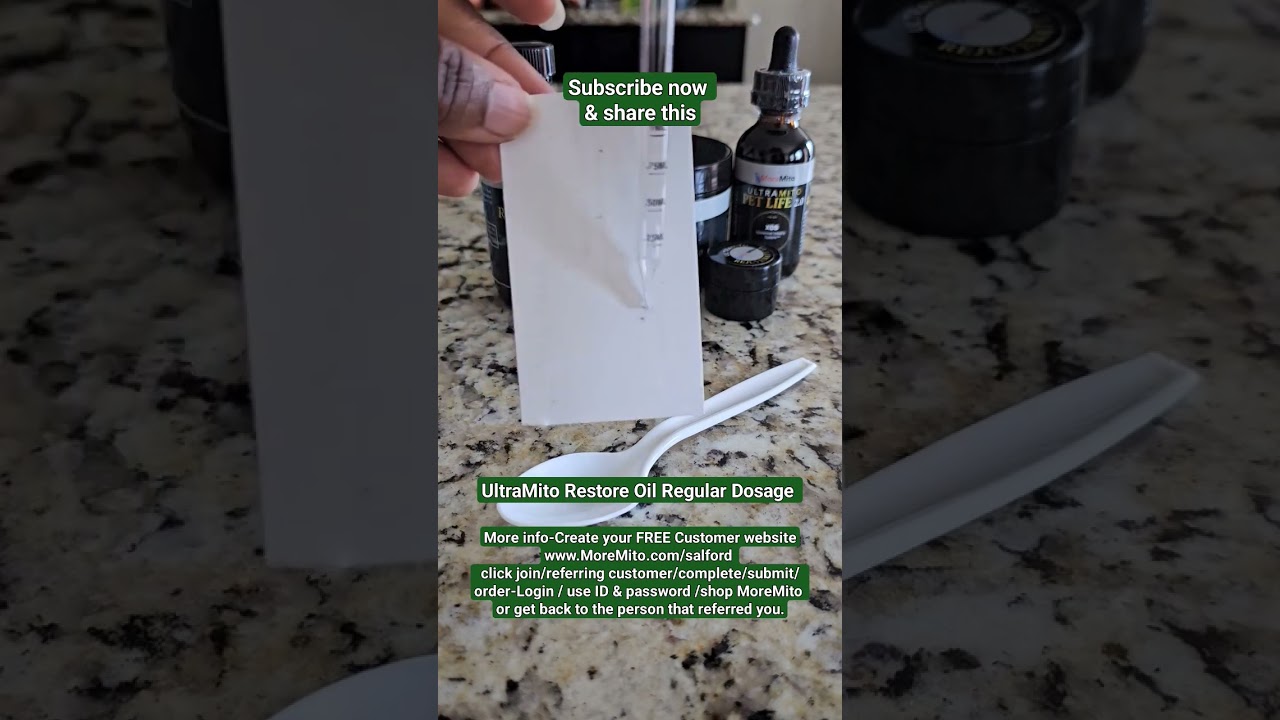 UltraMito Restore Oil regular dosage/ Subscribe now
