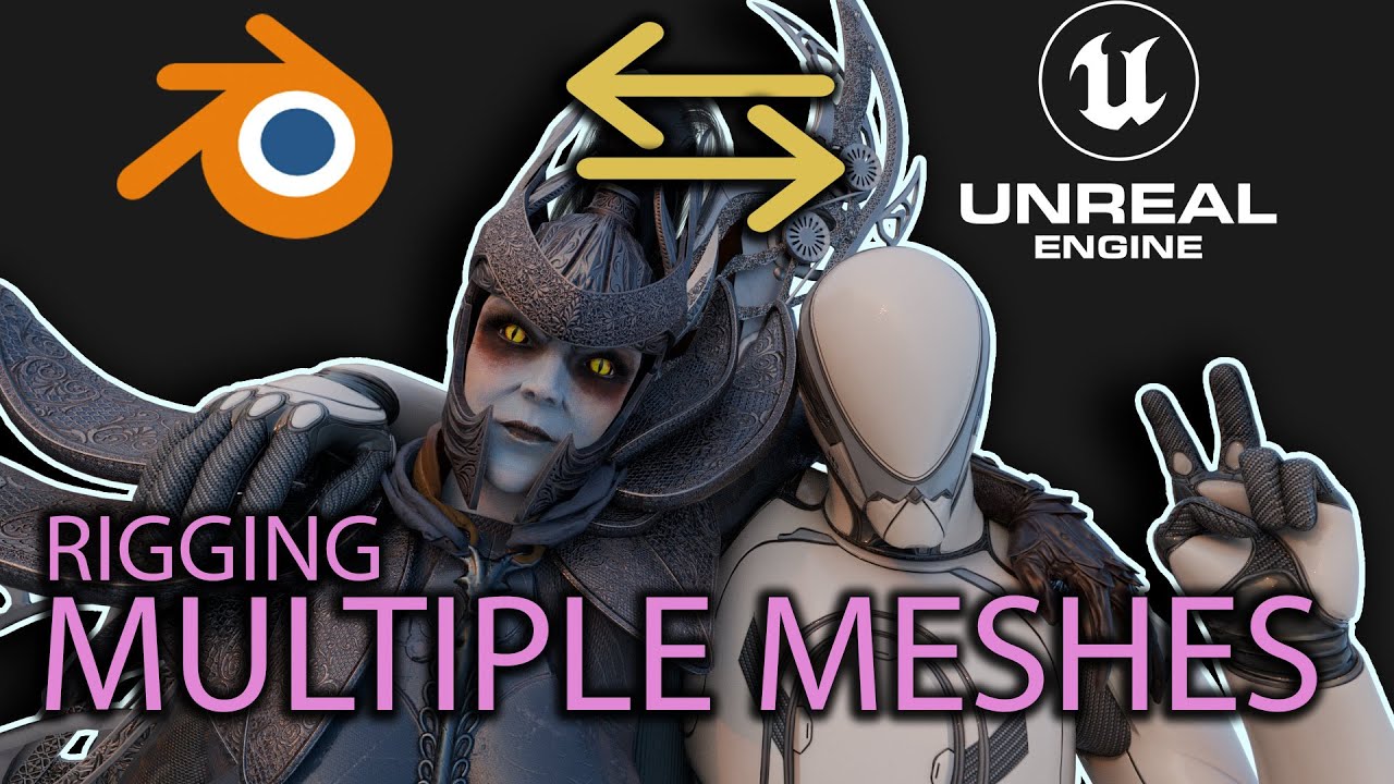How to rigging custom character using Unreal Engine mannequin rig in Blender 4