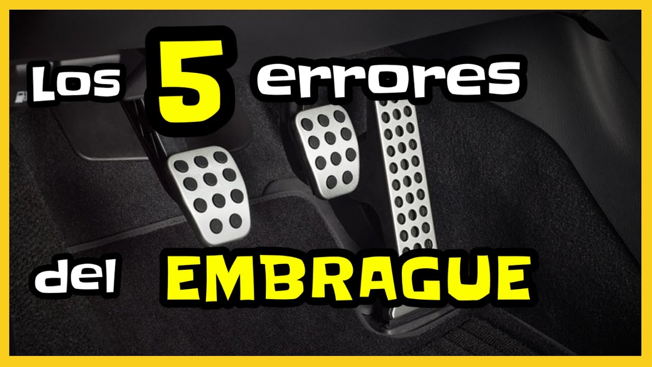 5 ERRORES de PRINCIPIANTE al usar el EMBRAGUE🚗🚗💨💨