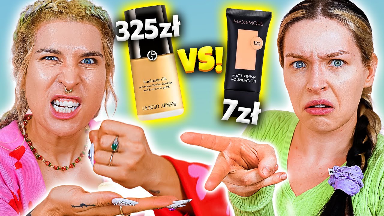 ♦ NAJTAŃSZE VS NAJDROŻSZE KOSMETYKI! PAPIER, KAMIEŃ, NOŻYCE! Inchidris i Agnieszka Grzelak Beauty
