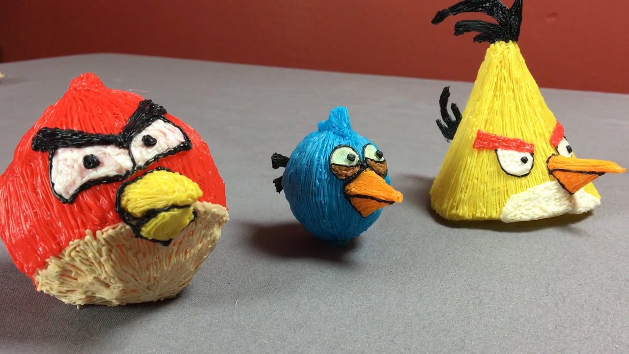 Angry Birds 3D Pen Art! (Scribbler)