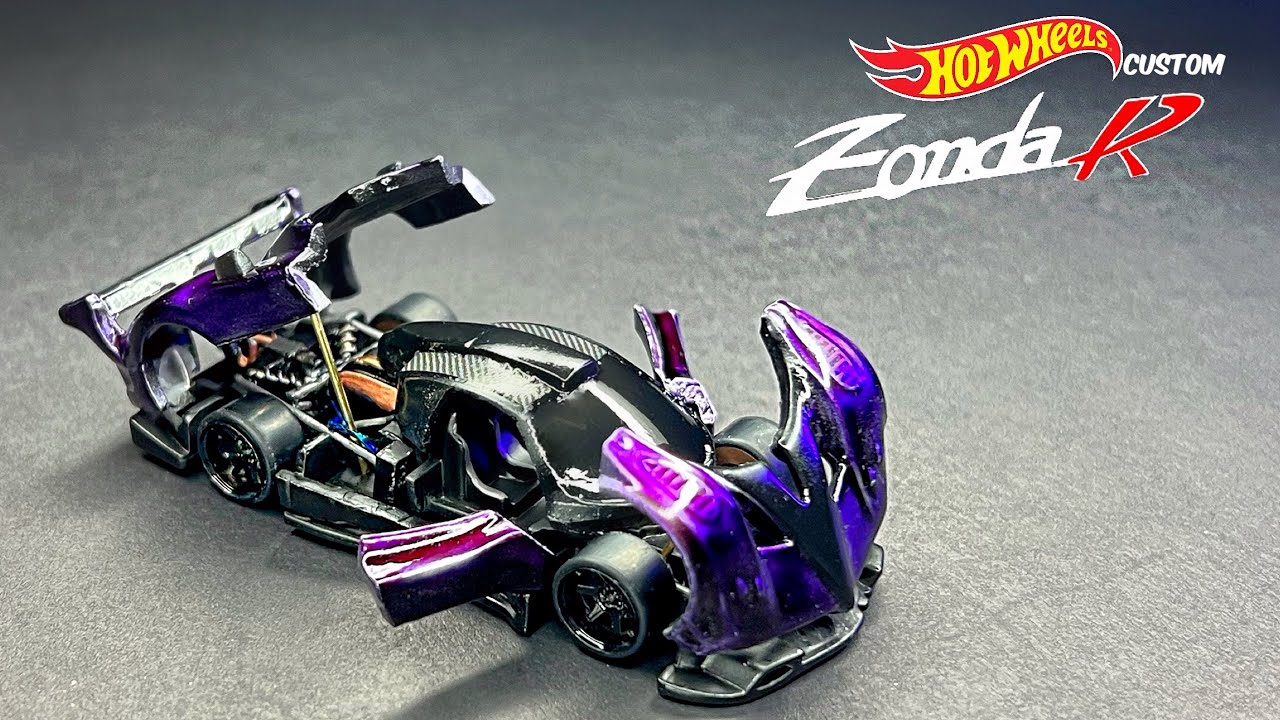 Pagani Zonda Hot Wheels Custom Full Openable Doors and Details