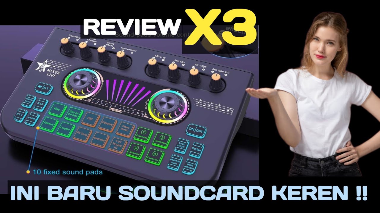 REVIEW X3 SOUNDCARD ][ JUJUR KEREN !!