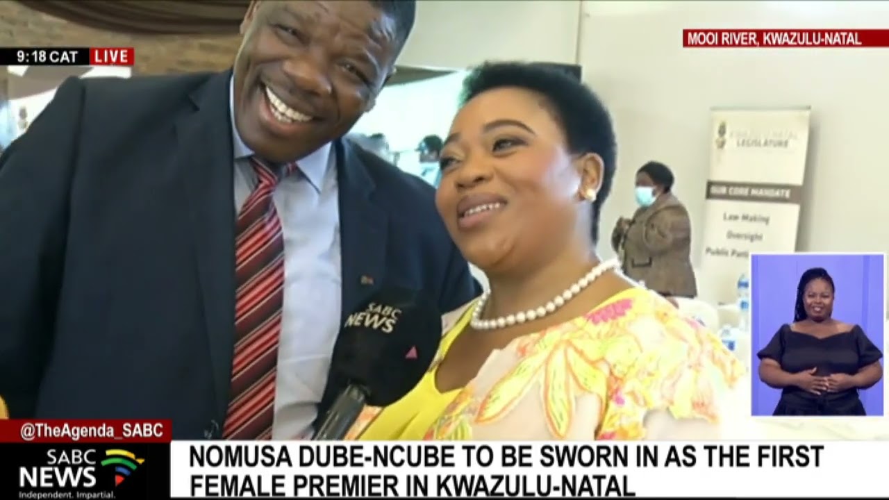 Nomusa Dube-Ncube to be sworn in as the first female premier in KwaZulu-Natal