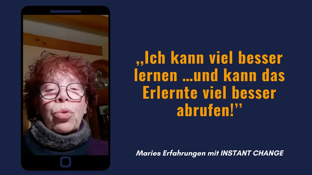 Marie kann jetzt viel besser lernen!