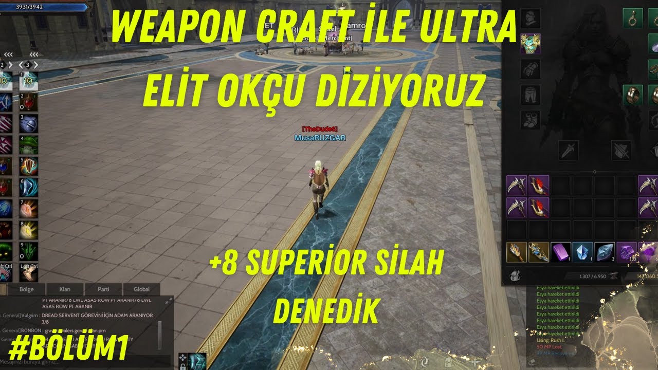 Rise Online | Weapon Craft İle Ulta Lüks Okçu Diziyoruz !!