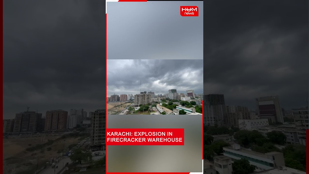 Karachi: Explosion in Firecracker Warehouse | Another Video Viral #karachinews #firecracker #humnews
