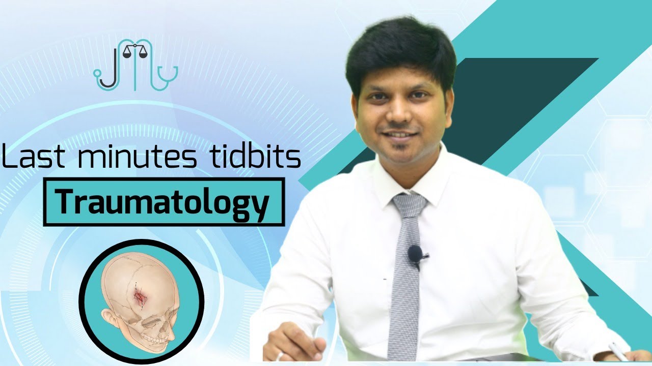 Forensic Medicine: Traumatology: Last minute Tidbits for NEET PG 2021-  by Dr Magendran J